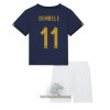 Officiële Voetbalshirt + Korte Broek Frankrijk Ousmane Dembele 11 Thuis WK 2022 - Kids